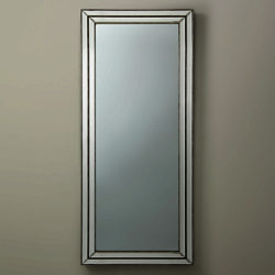 Chambery Leaner Mirror, H154 x W67cm Pewter